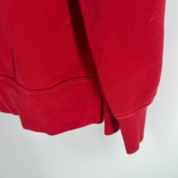 University Of Kansas Jayhawks Basketball Campus Authentic Mens Red Sweatshirt M - Picture 5 of 9